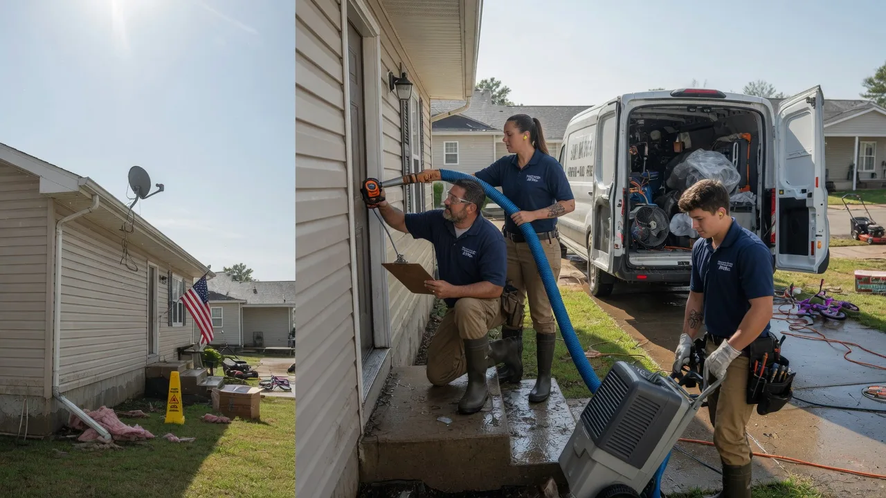 Ceiling Water Damage Restoration in Inverness, MS near me